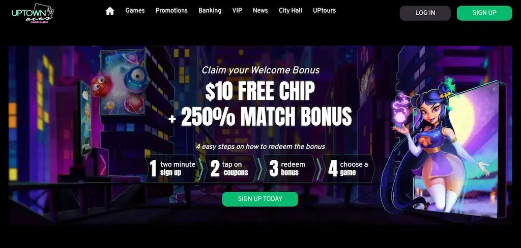 Uptown Pokies VIP Programme